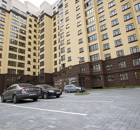 Тротуарный плиты "ПАРКЕТ" - Б.4.П.6 Гранит Красный