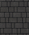 Тротуарные плиты "СТАРЫЙ ГОРОД" - Б.1.ФСМ.6 Стандарт Чёрный, комплект из 3 видов плит