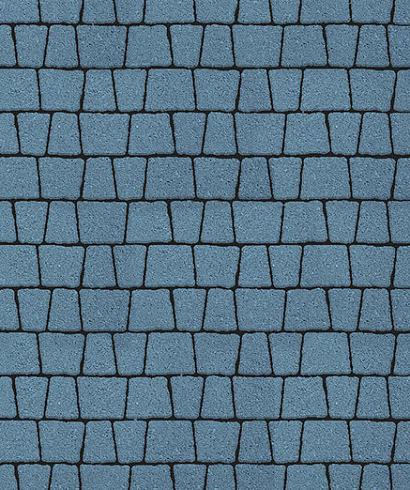 Тротуарные плиты "АНТИК" - Б.3.А.6 Гранит Синий комплект из 5 видов плит