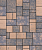 Тротуарные плиты "МЮНХЕН" - Б.2.ФСМ.6 Листопад гранит Мустанг, комплект из 4 видов плит