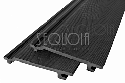 Доска фасадная из ДПК SEQUOIA Evolution 3D WOOD BLACK